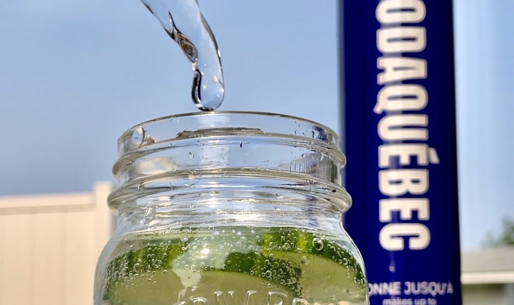 Recette classique concombre et eau pétillante